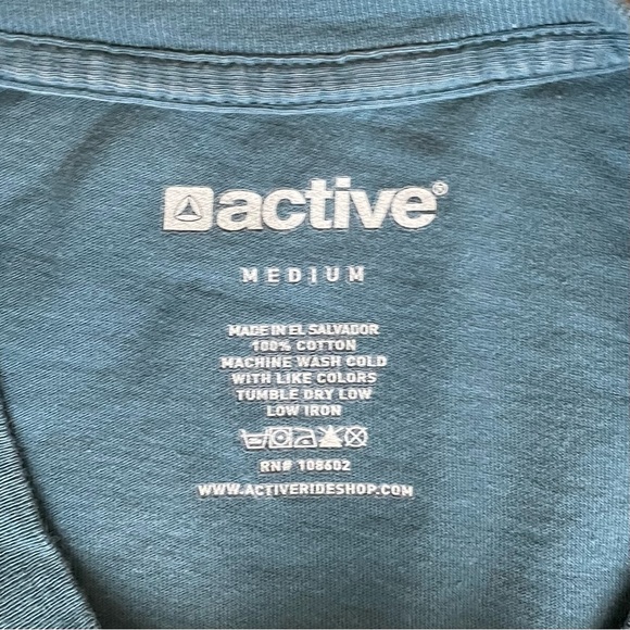 Blue Active Ride Shop tshirt - Picture 3 of 4